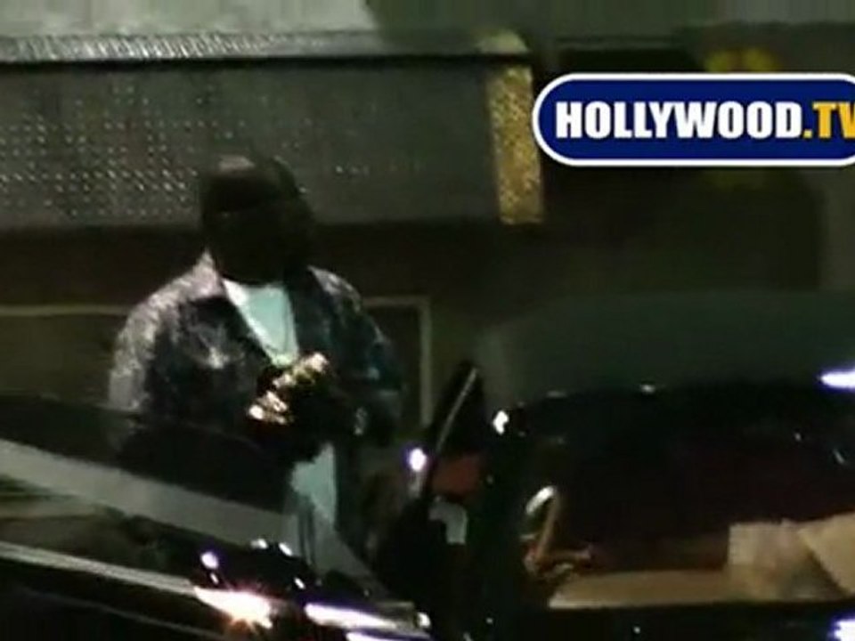 Simon Colwell and Randy Jackson leave American Idol Studio