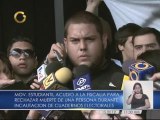 Estudiantes protestaron frente al MP por muerte en Maracay