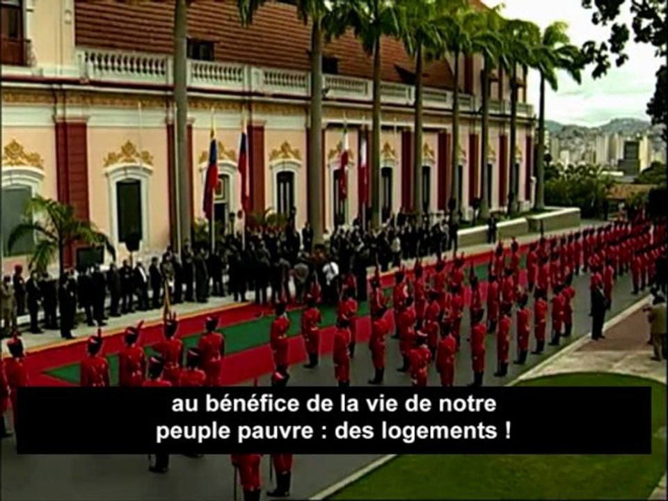 Chavez et Ahmadinejad : déclaration d'amour aux peuples Le 9 janvier 2012