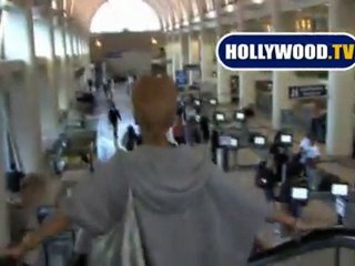 Rihanna Arrives Back In LA
