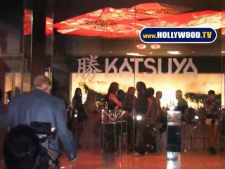 Jerry Buss Hits Katsuya Restaurant
