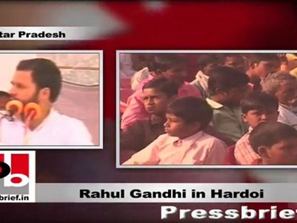 Rahul Gandhi in Hardoi speaks about Centre’s relief package for Bunkars