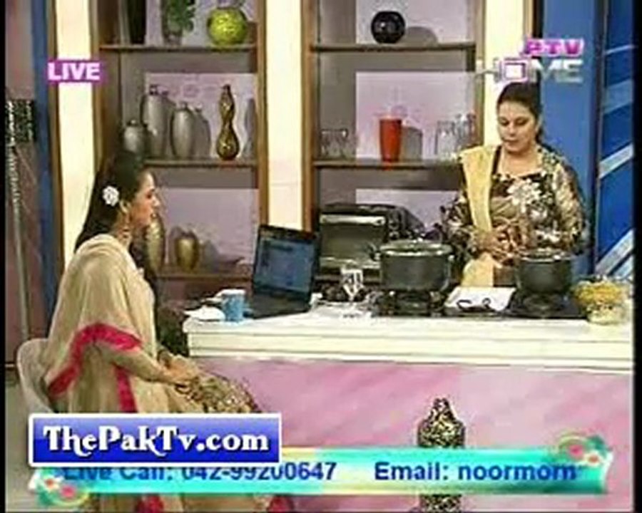 Noor Morning Show By PTV Home - 16th Feb 2012 --Prt 1