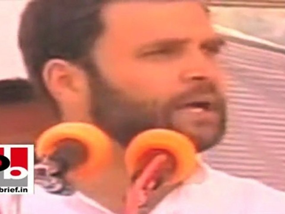 Rahul Gandhi in Hardoi: I didn’t see Mayawati or Mulayam in drought-hit Bundelkhand
