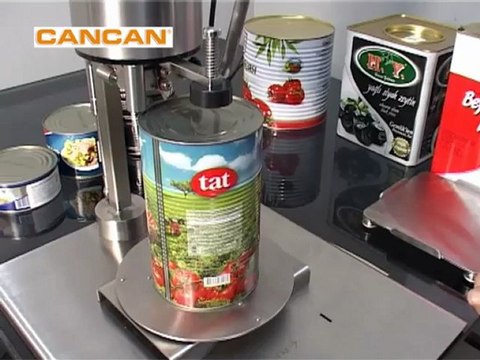 Peynir tenekesi açma makinesi