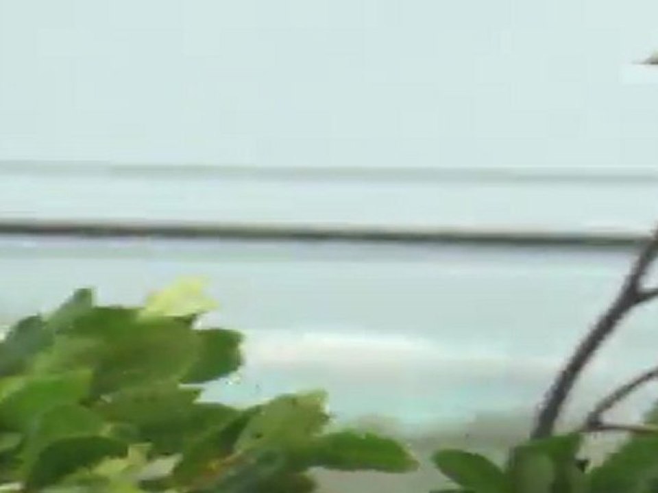 observing tropical storm Irene in Anguilla August 2011 video 2