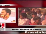 Rahul Gandhi in Hardoi: Knowledge is with the people, not with politicians