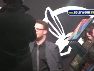 Seth Rogen Spotted on Mann Chinese Theatre Red Carpet