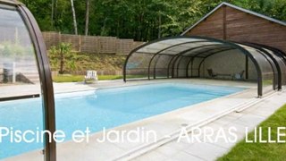 Abri piscine - Piscine et Jardin - Nord Pas-de-Calais Somme - Vente magasin Arras Lille d'Abris haut bas medium fixe télescopique