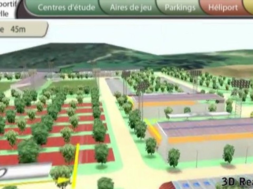Présentation en 3D d'un projet immobilier
