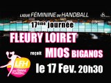 Fleury Loiret reçoit  Mios Biganos Handball Féminin LFH