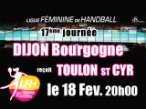 Cercle Dijon Bourgogne reçoit  Toulon Var HB Handball Féminin LFH