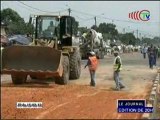 Niveau d’avancement des travaux de construction de l’avenue Mgr Benoît Ngatsongo