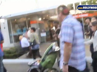 Gordon Ramsay shopping with the family.