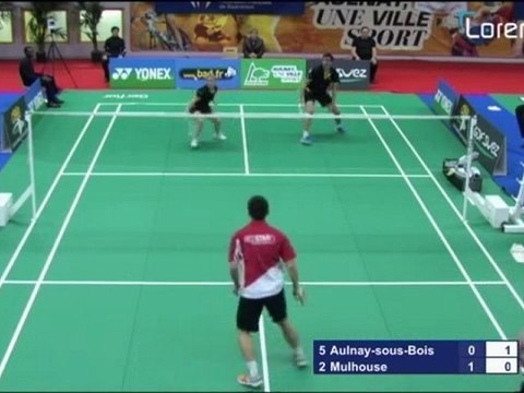 Double Mixte 2 - Top 12 - 6ème journée : Aulnay sous Bois - Mulhouse