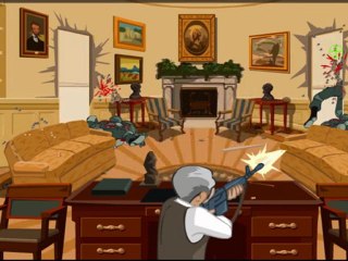 Jeu de Tir avec Goerges Bush