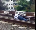 Crazy Indian Train Stunt