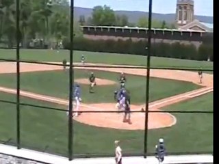 Baseball Player Jumps Over Catcher
