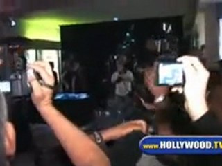 Christina Aguilera At Kitson Men's Event.