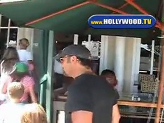 Tim McGraw And Faith Hill Have Lunch At  Cafe Med
