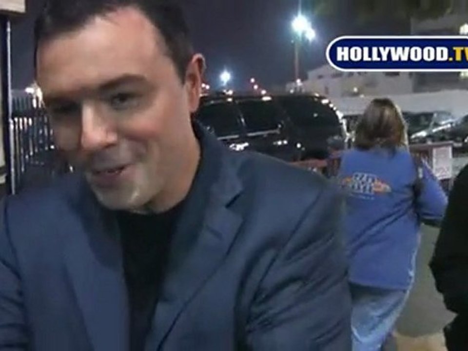 EXCLUSIVE: Seth MacFarlane Leaves a Hollywood Hot Spot.