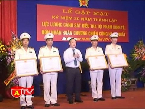 CSĐT tội phạm về kinh tế đón Huân chương Chiến công hạng Nhất