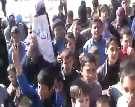 فري برس ريف حلب مظاهرة حرائروأحرار حيان 16 2 2012 ج2