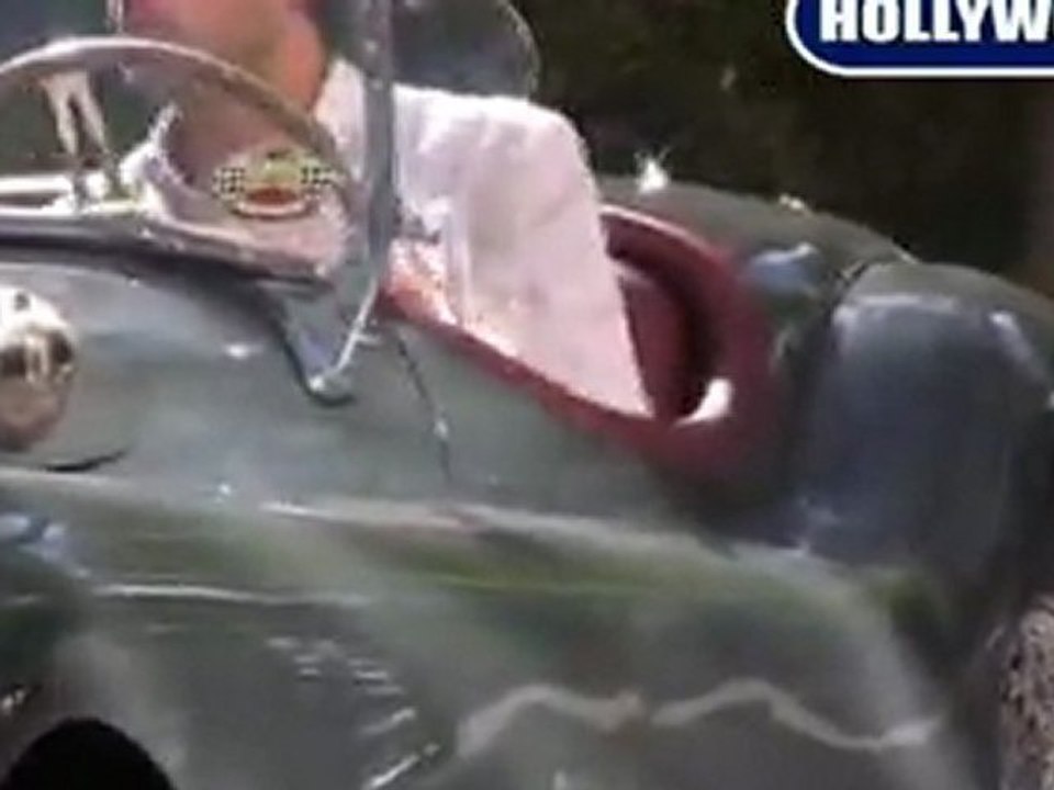 Patrick Dempsey Leaves UTA in His Classic Car