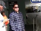 Jonah Hill Shops at Niketown with a Lady Friend