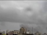 فري برس   حمص   حي الإنشاءات القصف اليومي الصباحي 16 2 2012