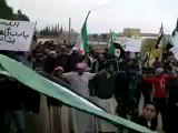 فري برس   قرية لويبدة المشارفة في ريف ادلب مظاهرة 15 2 2012