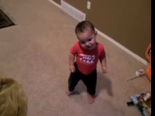 Baby dancing salsa