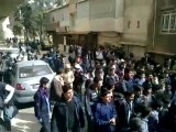 فري برس   ريف دمشق حي القابون طلابية الأربعاء 15 2 2012