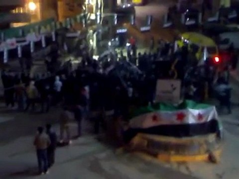 فري برس ريف دمشق الهامة مظاهرة مسائية 14 2 2012
