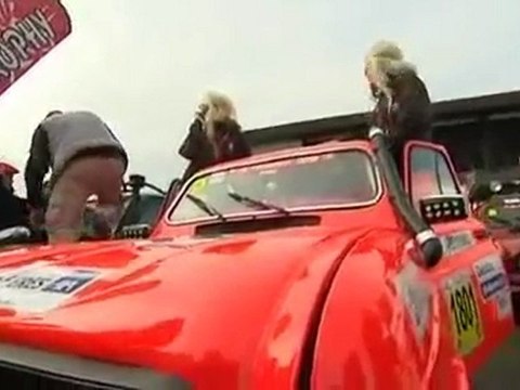 Départ du Rallye Raid 4L Trophy