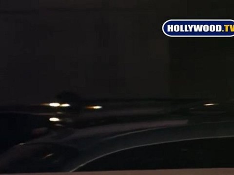 Paris Hilton And Doug Reinhardt Walk Out Of H-WOOD.