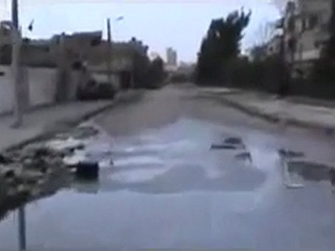 فري برس حمص جولة من حي باباعمرو إلى حي الإنشاءات 15 2 2012