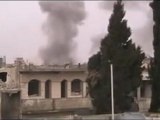 فري برس   حمص باباعمرو هام سماع صوت صاروخ دمر أحد المنازل 14 2 2012
