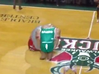 Cheerleader Gets Attacked!