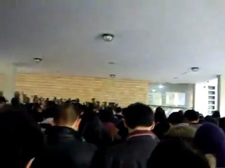 فري برس   جامعة حلب   كلية العلوم  صلاة الغائب على الشهيد 13 2 2012