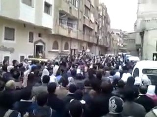 فري برس   المظاهرة التي خرجت غضبا لاستشهاد عبد الناصر الشربجي