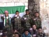 فري برس   إدلب معرة النعمان    انشقاق مجموعة من الجنود عن الجيش الأسدي