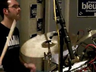 J-Raf dans les sudios de France Bleu Limousin