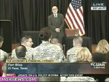 Ben Bernanke Town Hall Meeting With Military Families At Fort Bliss Texas pt4