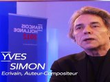 Yves Simon, écrivain, auteur, compositeur, soutient François Hollande
