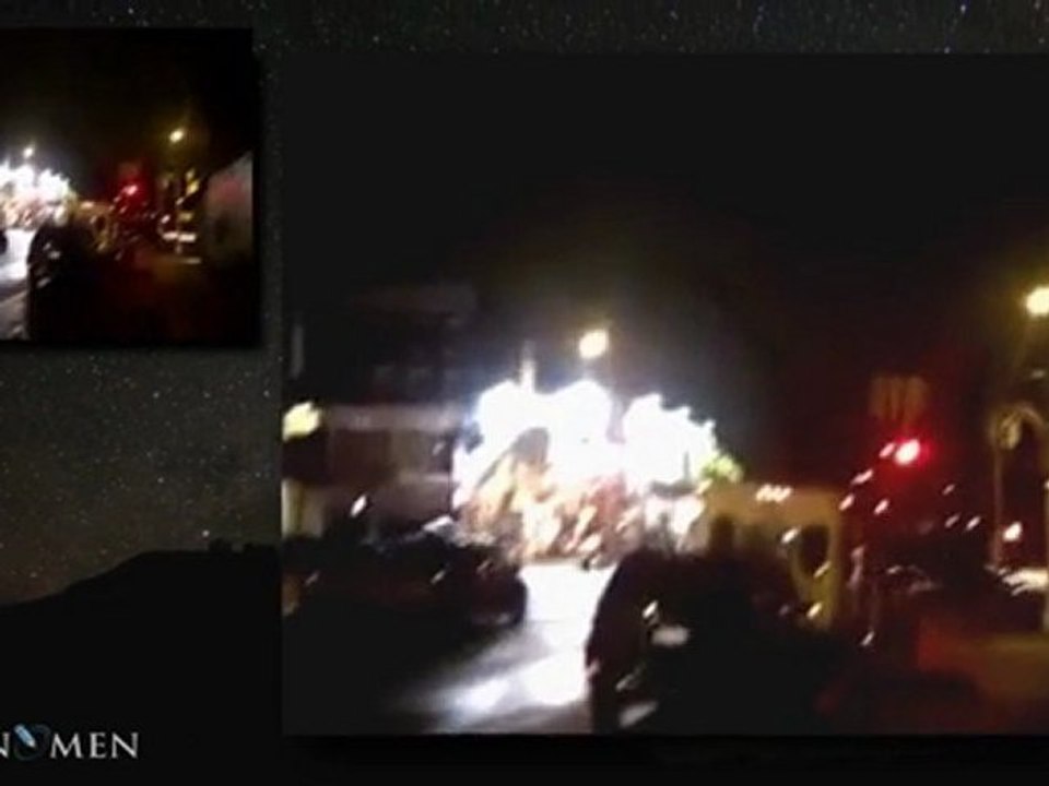 UFO over Harlem, NY, USA January 12, 2012, edited