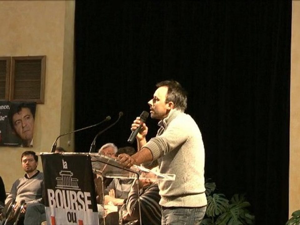 Intervention d'Aurélien Bernier au débat du Front de gauche à Poitiers le 10 février 2012