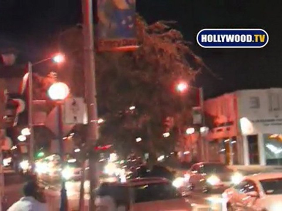 Brody Jenner And Avril Lavigne Leave Voyeur