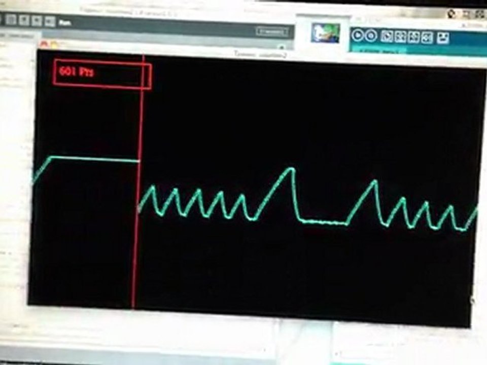 K2008 + Pseudo oscillo en processing