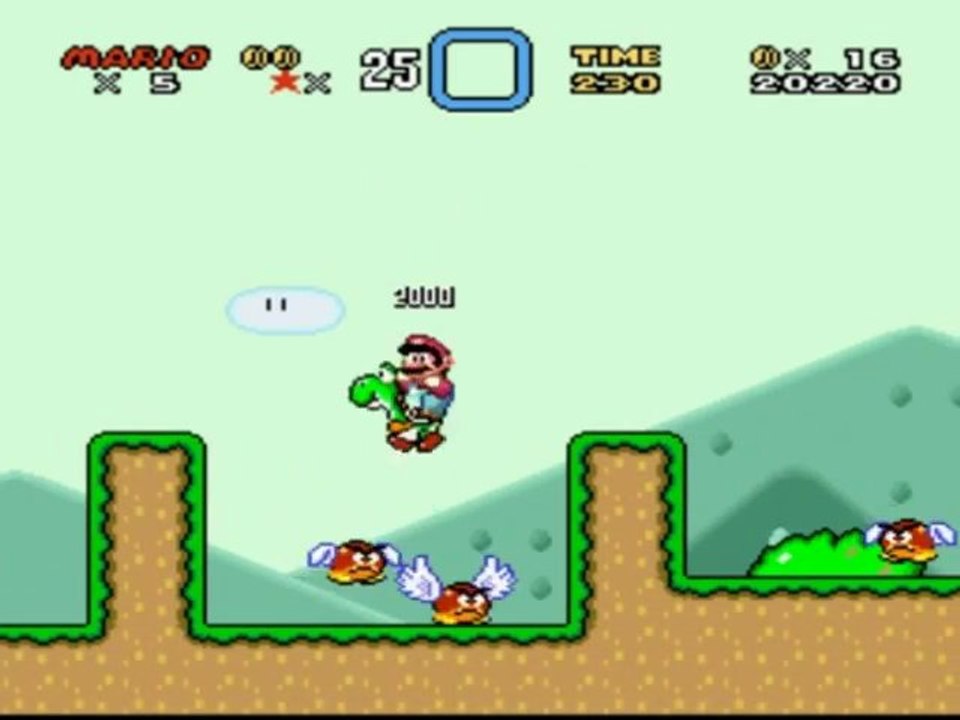 Vidéo test de Super Mario world